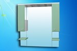 Зеркало для ванной Монако 105 (салатовый)