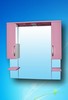 Зеркало для ванной Монако Люкс 105 (розовый)